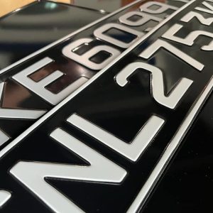 Embossed Aluminium Vehicle Licence Plates