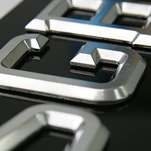 3D Solid Chrome Vehicle Licence Plates